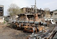 Imagens mostram destruição na cidade ucraniana de Borodianka