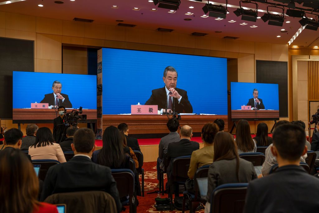 China's Foreign Minister Wang Yi Holds Press Conference