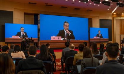 China's Foreign Minister Wang Yi Holds Press Conference