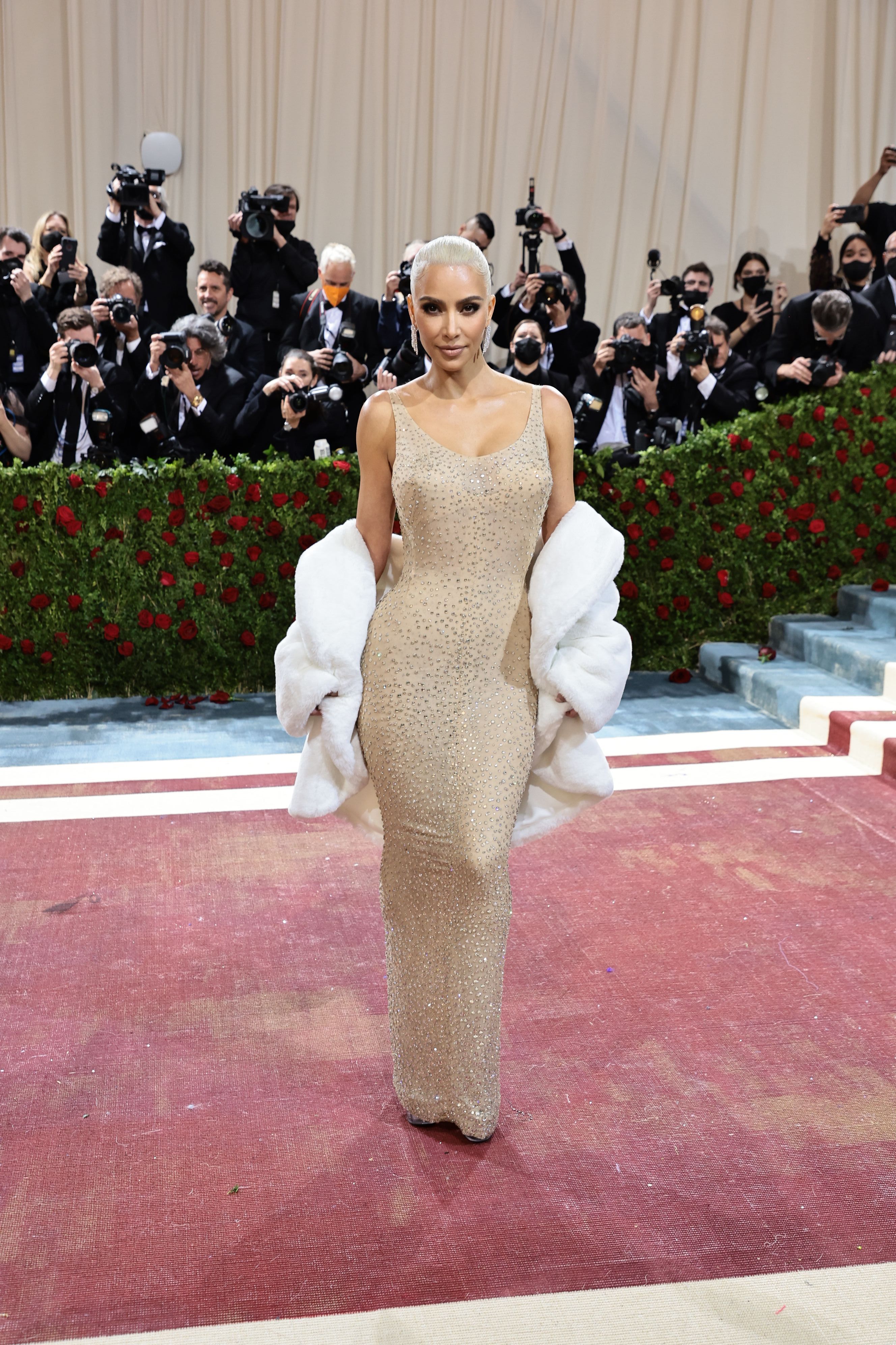 Kim Kardashian no Met Gala 2022 / Getty Images