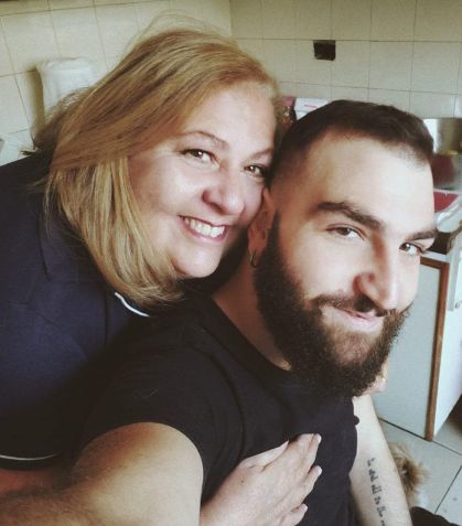 Maju Giorgi e o filho, André / Acervo pessoal/Redes sociais