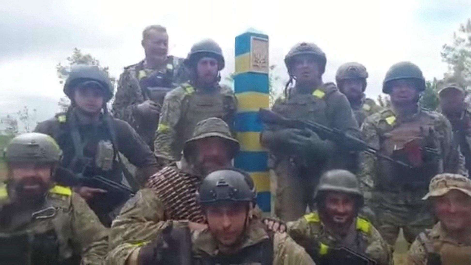 Militares ucranianos fronteira Rússia