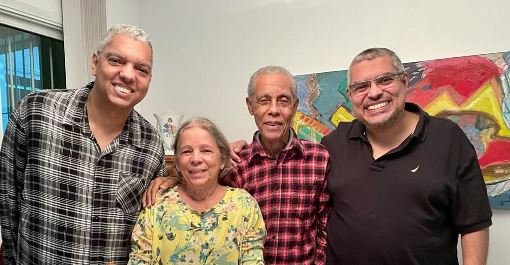 Marcel Jeronimo, Alfeu Viana, Adeilza Viana e Ricardo Viana/ Arquivo pessoal