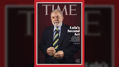 Capa da revista Time com o ex-presidente Lula (PT)
