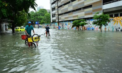 Recife continua com risco muito alto para temporais, alerta Cemaden