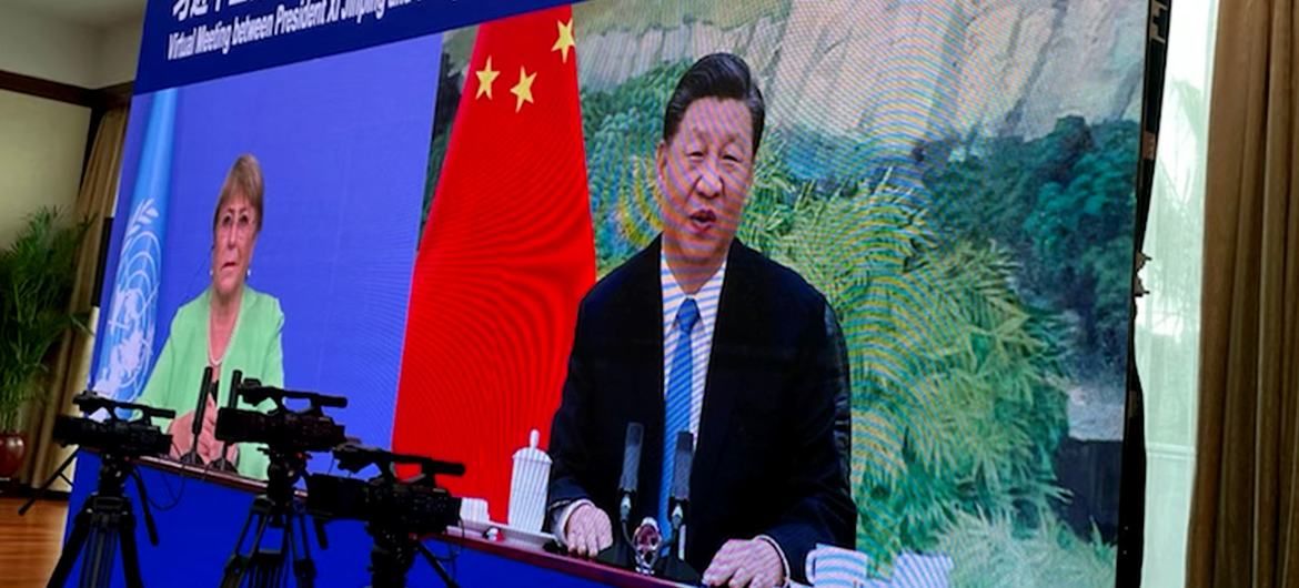XI JINPING MICHELLE BACHELET