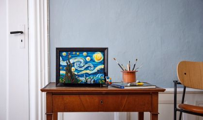 Pintura de Van Gogh é recriada com peças Lego e ganha exposição no MoMA