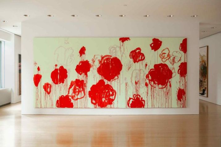 O trabalho sem título de Cy Twombly de 2007 foi vendido por quase US$ 59 milhões no primeiro leilão / Sotheby's