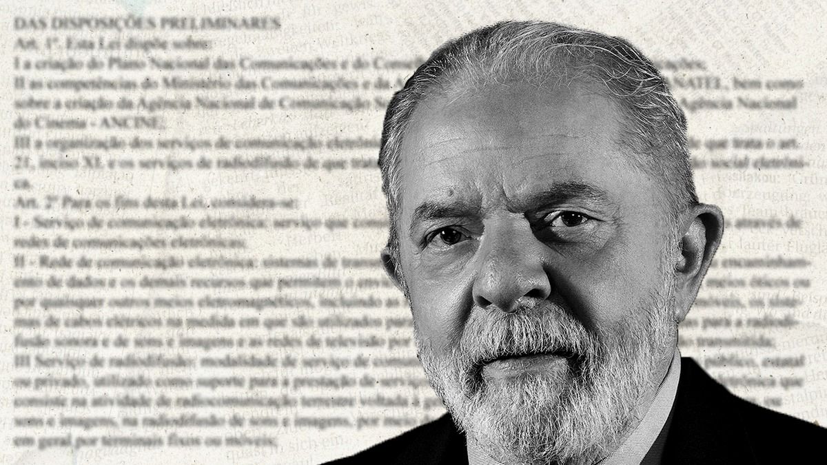 O ex-presidente Lula, que defende da regulação da mídia