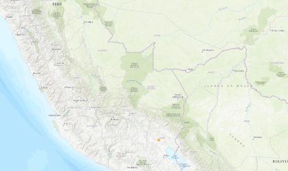 mapa terremoto peru