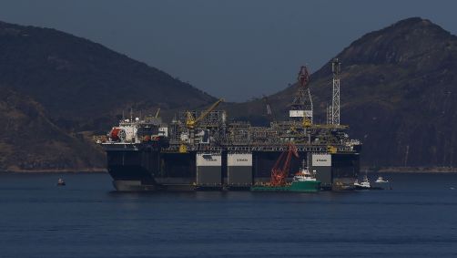 Petrobras recebe plataforma para o Campo de Lula, na Bacia de Santos