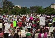 Milhares protestam pelo direito ao aborto nos Estados Unidos