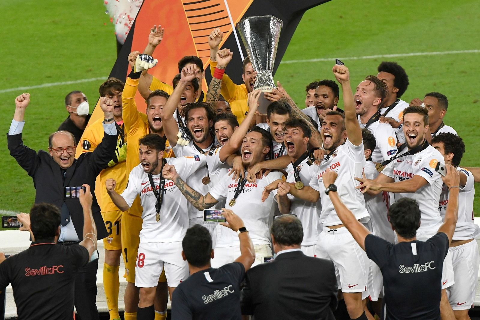 Campeão da temporada 2019-20, Sevilla foi o clube que mais venceu a Liga Europa desde 2010 / Divulgação/Sevilla FC