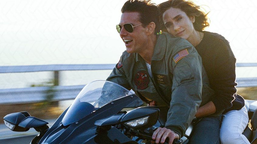 Tom Cruise e Jennifer Connely em "Top Gun: Maverick" / Divulgação