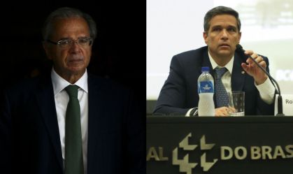 Ministro da Economia, Paulo Guedes, e o presidente do Banco Central, Roberto Campos Neto