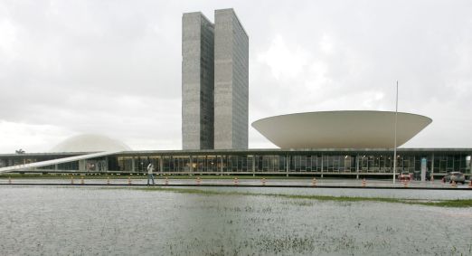 Fachada do Congresso Nacional, em Brasília