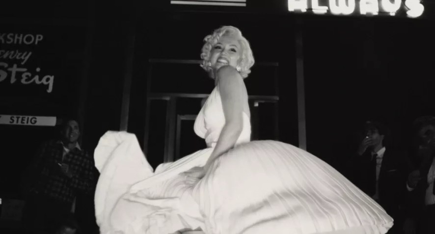 Imagem de Ana de Armas como Marilyn Monroe em "Blonde" / Divulgação/Netflix