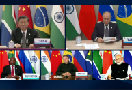 Em cúpula dos Brics, China critica “abuso” de sanções e Putin critica Ocidente