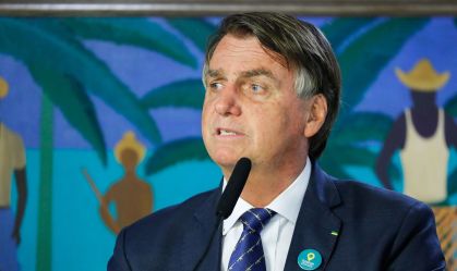 O presidente Jair Bolsonaro