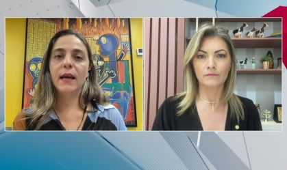 Print do debate entre Fernanda Melchionna e Aline Sleutjes no Debate CNN
