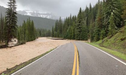 Região do parque de Yellowstone, nos EUA, registra inundações "sem precedentes"