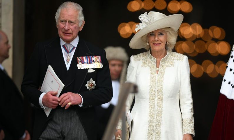 Camilla, rainha consorte, e o rei Charles III / Getty Images
