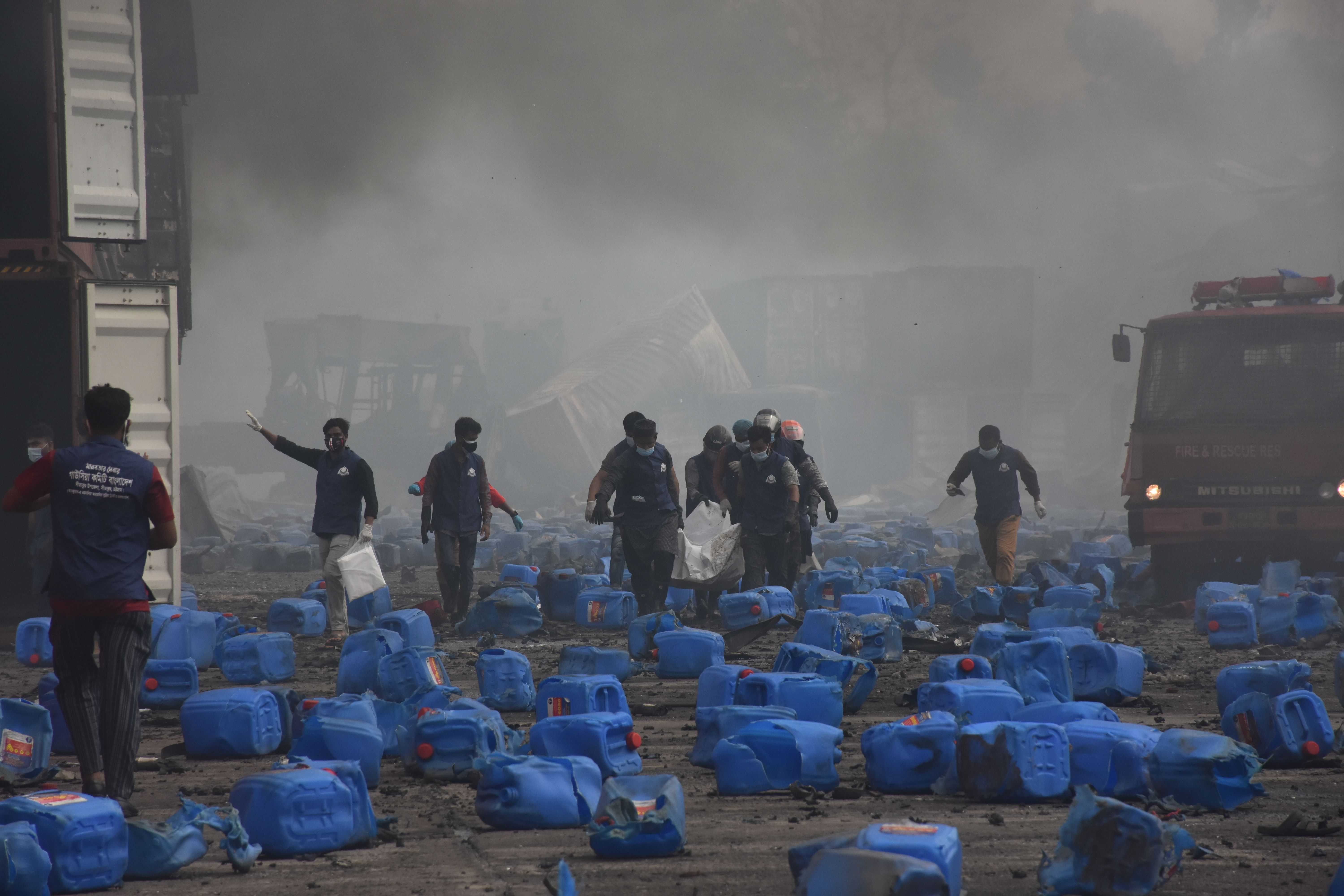 Chittagong container depot fire