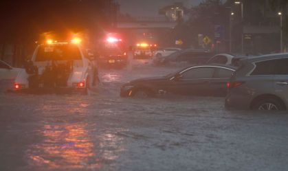 Tropical Rain Storm Brings Flooding To Miami Area