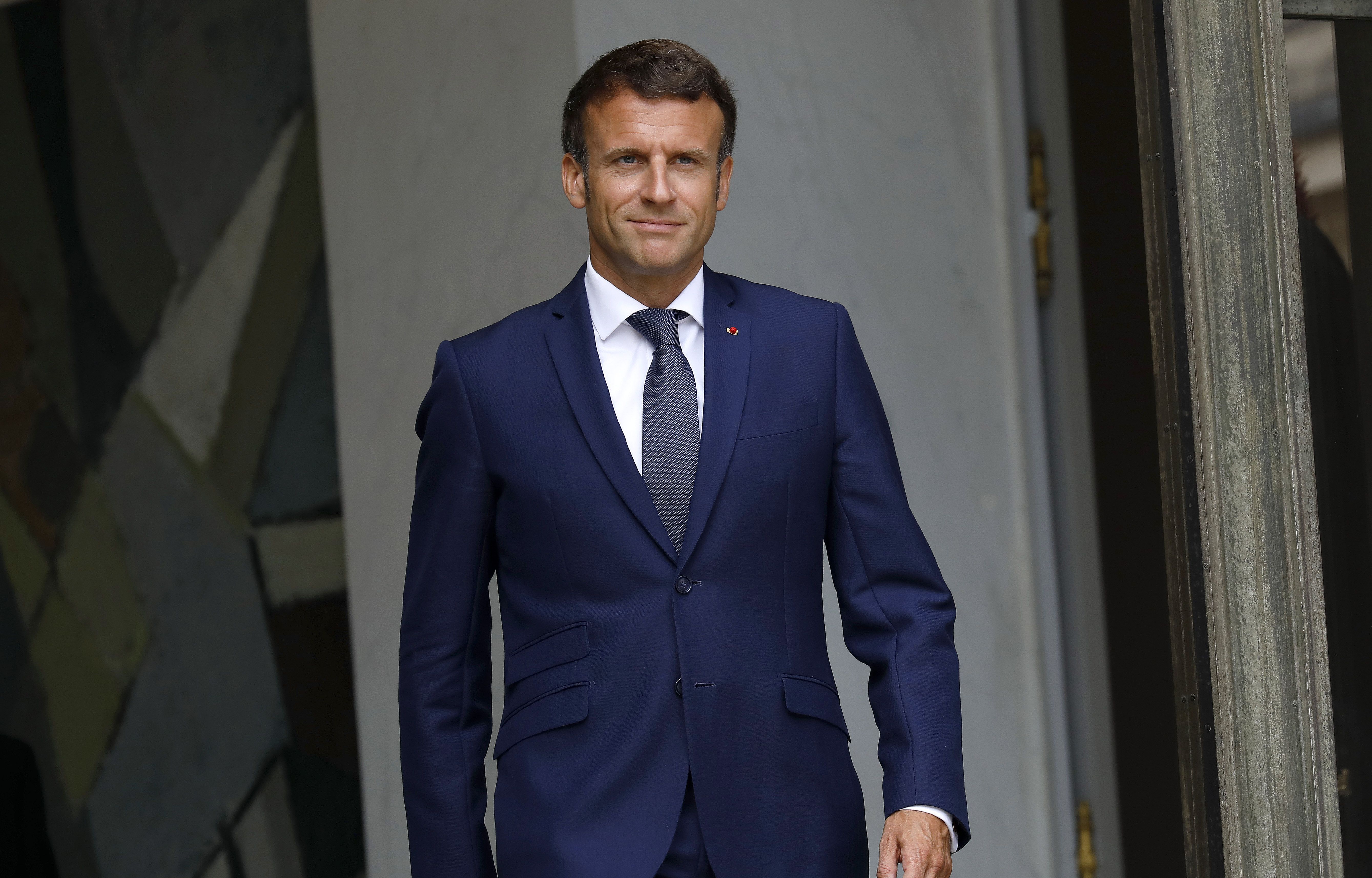 Macron foi reeleito presidente da França em abril