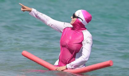 The Burkini, A Mix of Burqa And The Bikini, Islamic Swimsuit