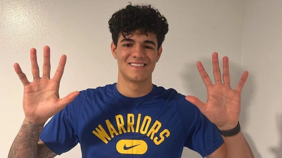Gui Santos comemora escolha no Draft