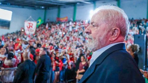O ex-presidente Luiz Inácio Lula da Silva, durante evento em Minas Gerais
