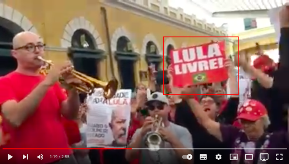 | Captura de tela do vídeo encontrado no YouTube pela Agência Lupa