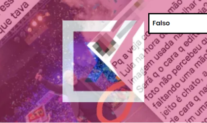 Imagem de destaque do post: É falso post que afirma que Veja cortou mão de Lula em foto
