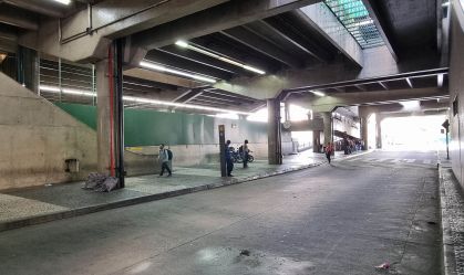 Movimentacao de passageiros no Terminal Barra Funda durante a greve de onibus