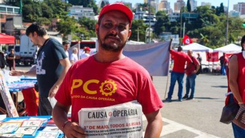 Adriano Teixeira (PCO) é estreante na disputa pelo estado