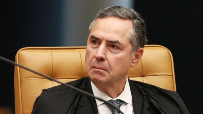 O ministro Luís Roberto Barroso, durante sessão do STF - 26.ago.2021
