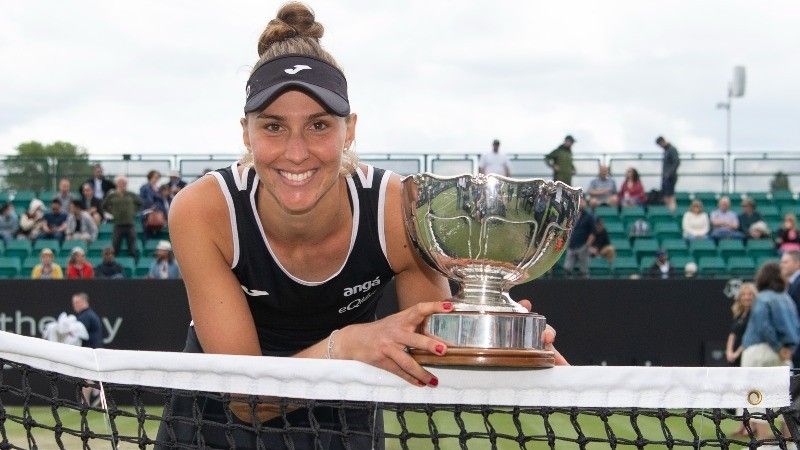 Bia Haddad Maia foi campeã do WTA 250 de Nottingham, na Inglaterra, em 2022, nos torneios individuais e de duplas femininas