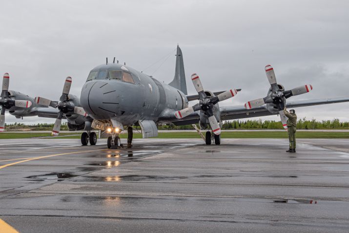 CP-140 Aurora, da Força Aérea Real Canadense, chega em Goose Bay, em 2021 / Canadian NORAD Region