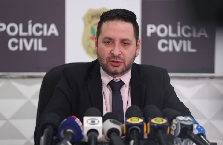 Entrevista coletiva do delegado Fernando Santiago, do Departamento Estadual de Investigações sobre Narcóticos (Denarc), que pediu à Justiça o sequestro de bens do contador João Muniz Leite por suspeita de lavagem de dinheiro do crime organizado / WERTHER SANTANA/ESTADÃO CONTEÚDO