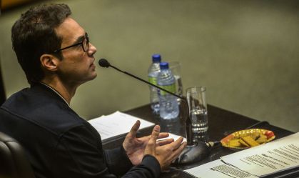 Interrogatório do ex-vereador Jairo Souza Santos Junior, o Dr. Jairinho, no Tribunal de Justiça do Estado do Rio de Janeiro