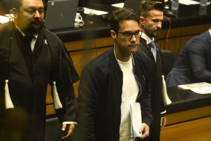 O ex-vereador Jairinho durante audiência no Fórum do Rio de Janeiro