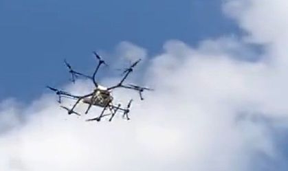 Drone usado para atirar líquido em apoiadores do ex-presidente Lula, em Minas Gerais