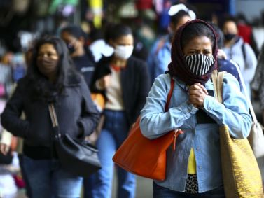 Nova frente fria deve chegar ao Brasil na próxima quarta-feira