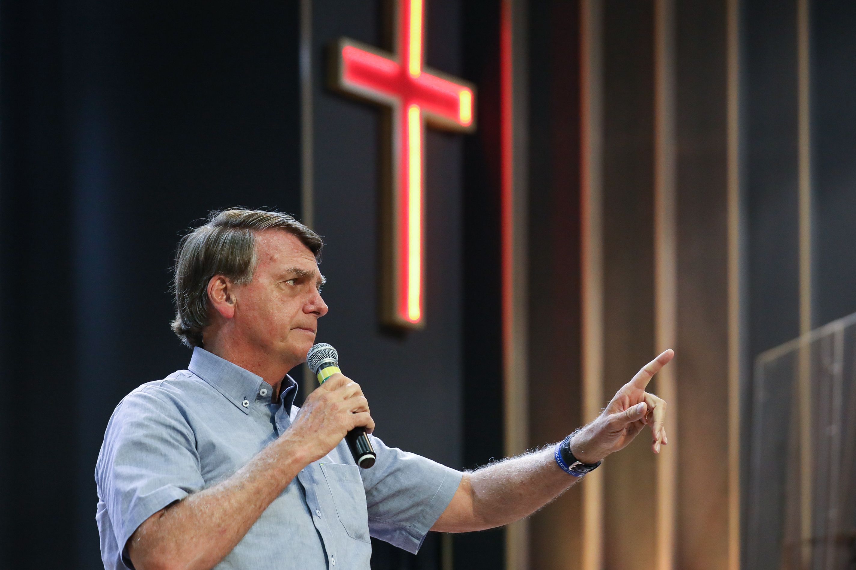 Jair Bolsonaro, presidente da República | 18/06/2022 Unção Apostólica | igreja | fé | cruz