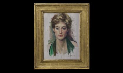 Retrato "extraordinariamente raro" da princesa Diana será exibido em Londres