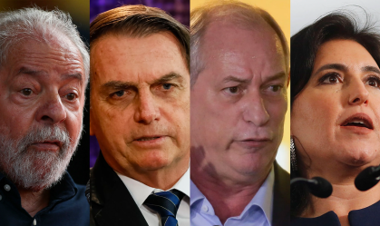 Lula, Bolsonaro, Ciro e Tebet cumprem agenda em Salvador