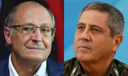 Geraldo Alckmin e Walter Braga Netto, pré-candidatos a vice-presidente de Lula e Bolsonaro