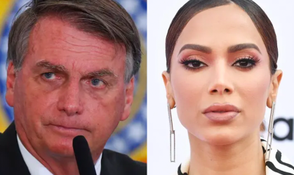 Bolsonaro criticou falas de Anitta