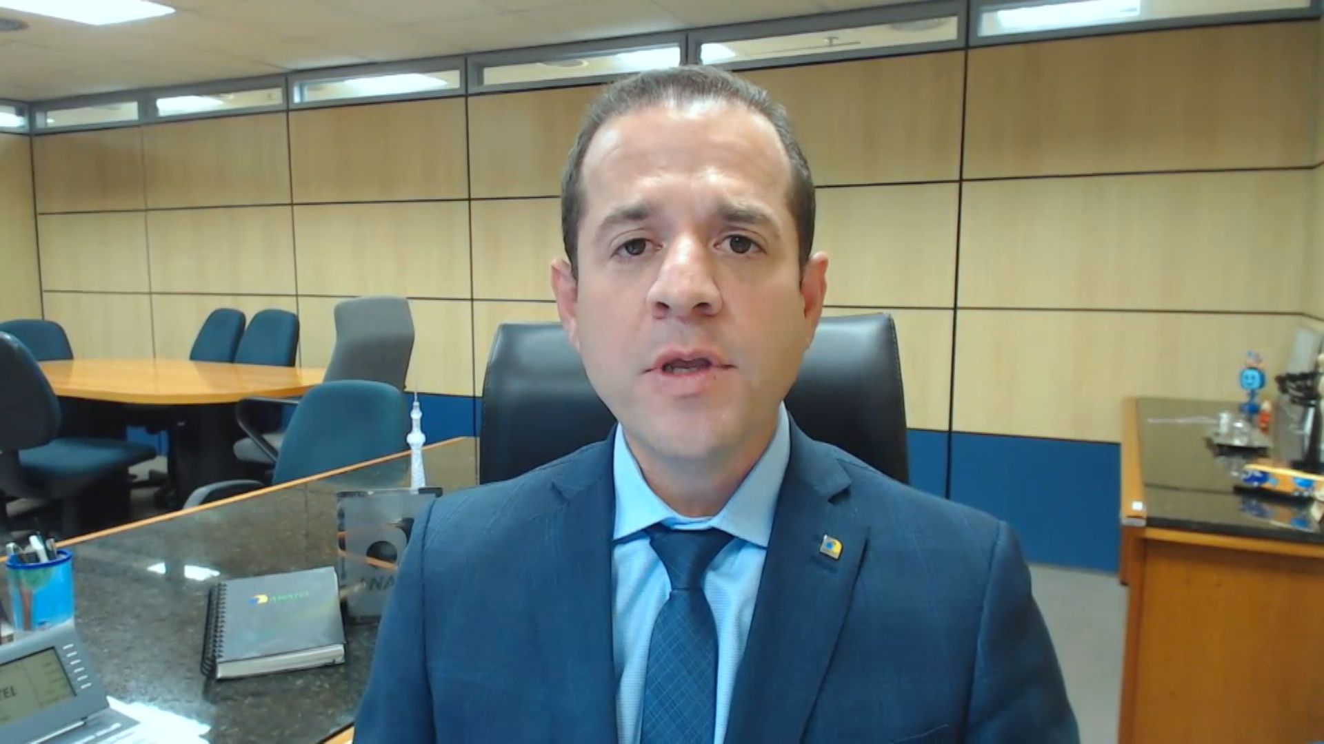 Vinicius Caram, superintendente de outorga da Agência Nacional de Telecomunicações (Anatel), em participação no programa CNN Prime Time